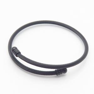 Stainless Steel Wire Bangle - KB187702-XY