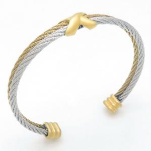 Stainless Steel Wire Bangle - KB187886-XY