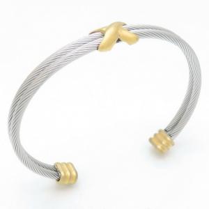 Stainless Steel Wire Bangle - KB187887-XY