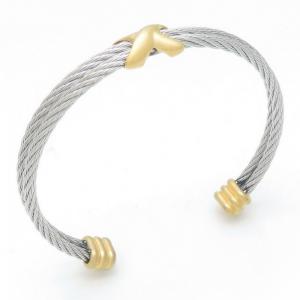 Stainless Steel Wire Bangle - KB187888-XY