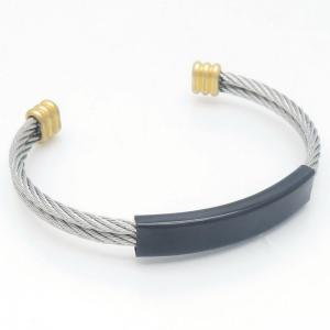 Stainless Steel Wire Bangle - KB187891-XY