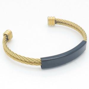 Stainless Steel Wire Bangle - KB187893-XY