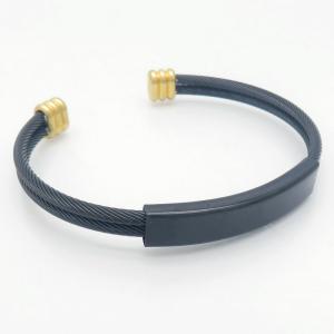 Stainless Steel Wire Bangle - KB187894-XY