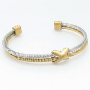 Stainless Steel Wire Bangle - KB187902-XY