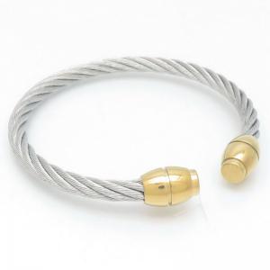 Stainless Steel Wire Bangle - KB187903-XY