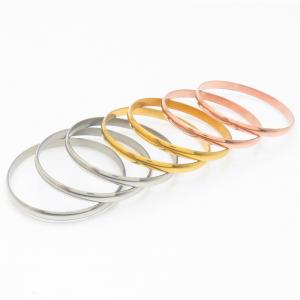 Stainless Steel Gold-plating Bangle - KB187961-TLA