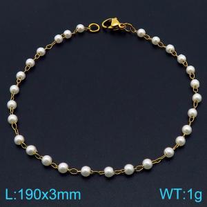 Fashionable and minimalist Instagram style pearl bracelet - KB188274-Z