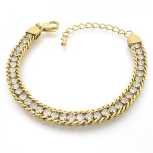 Stainless Steel Stone Bracelet - KB188339-HM