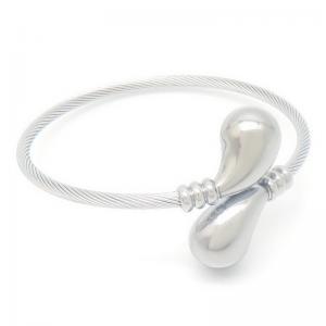 Stainless Steel Wire Bangle - KB188579-XY