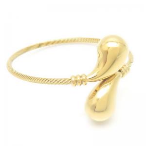 Stainless Steel Wire Bangle - KB188580-XY