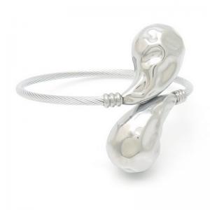 Stainless Steel Wire Bangle - KB188588-XY