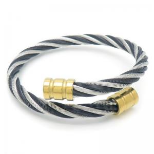 Stainless Steel Wire Bangle - KB188591-XY