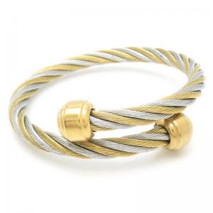 Stainless Steel Wire Bangle - KB188598-XY