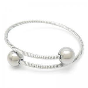 Stainless Steel Wire Bangle - KB188601-XY