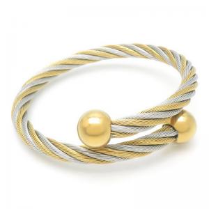 Stainless Steel Wire Bangle - KB188603-XY