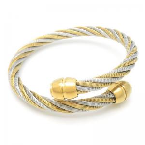 Stainless Steel Wire Bangle - KB188611-XY