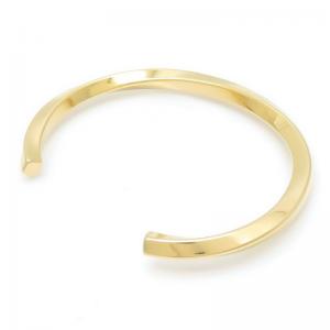 Stainless Steel Gold-plating Bangle - KB188728-SP