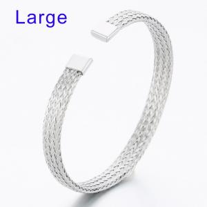 Stainless Steel Bangle - KB189362-TSC