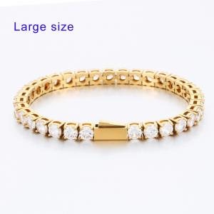 Stainless Steel Stone Bracelet - KB189365-KD