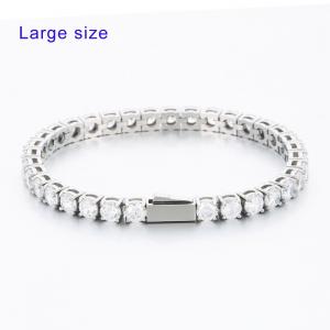 Stainless Steel Stone Bracelet - KB189366-KD