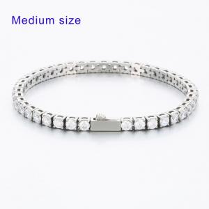 Stainless Steel Stone Bracelet - KB189368-KD