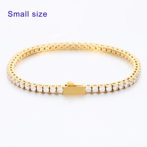 Stainless Steel Stone Bracelet - KB189369-KD