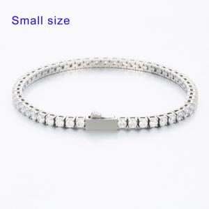 Stainless Steel Stone Bracelet - KB189370-KD