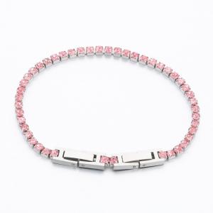 Stainless Steel Stone Bracelet - KB189459-JC