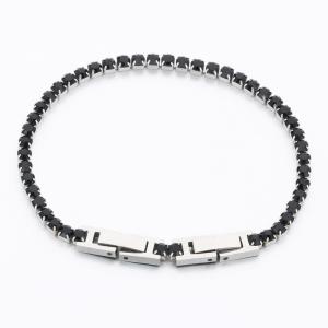 Stainless Steel Stone Bracelet - KB189460-JC