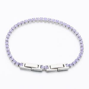 Stainless Steel Stone Bracelet - KB189462-JC