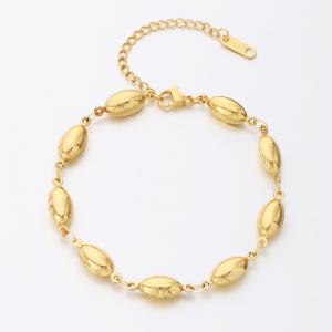 Stainless Steel Gold-plating Bracelet - KB189525-SP