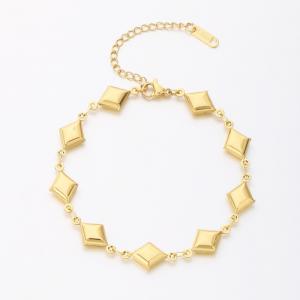 Stainless Steel Gold-plating Bracelet - KB189529-SP