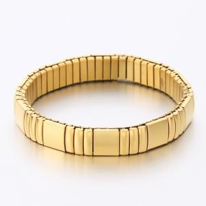 Stainless Steel Gold-plating Bangle - KB189532-SP