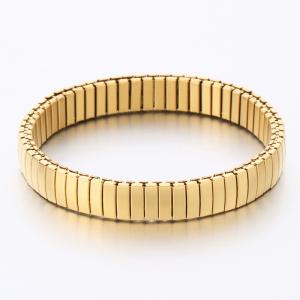 Stainless Steel Gold-plating Bangle - KB189534-SP