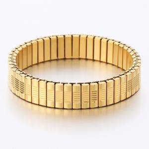 Stainless Steel Gold-plating Bangle - KB189535-SP