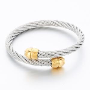 Stainless Steel Wire Bangle - KB189654-XY