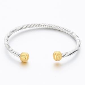 Stainless Steel Wire Bangle - KB189667-XY