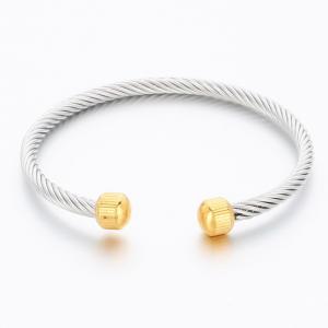 Stainless Steel Wire Bangle - KB189669-XY