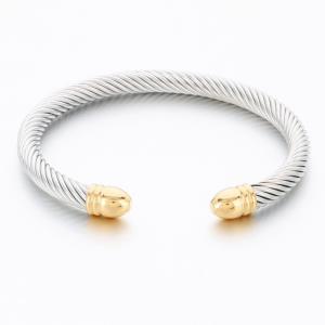 Stainless Steel Wire Bangle - KB189670-XY