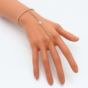 Stainless Steel Stone Bracelet - KB189713-HM