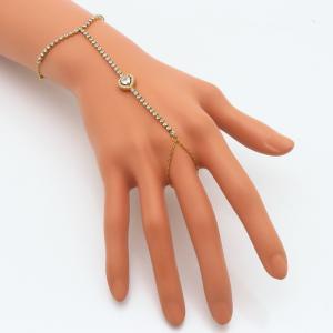 Stainless Steel Stone Bracelet - KB189715-HM