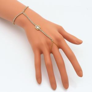 Stainless Steel Stone Bracelet - KB189716-HM