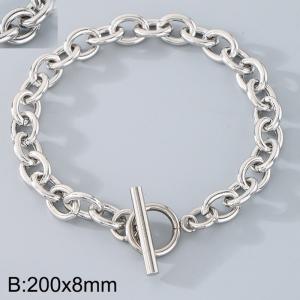 Stainless steel OT buckle O-chain bracelet - KB190063-Z