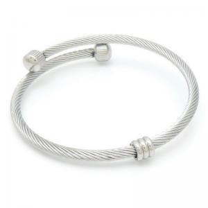 Stainless Steel Wire Bangle - KB191187-XY