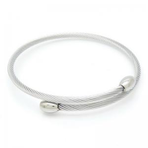 Stainless Steel Wire Bangle - KB191190-XY