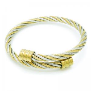 Stainless Steel Wire Bangle - KB191194-XY