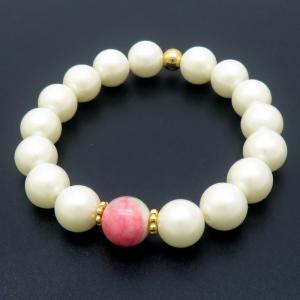 Bead Bracelet - KB191223-WH