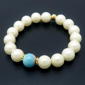 Bead Bracelet - KB191227-WH