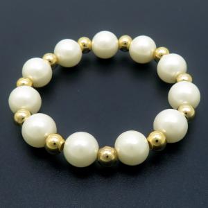 Bead Bracelet - KB191228-WH