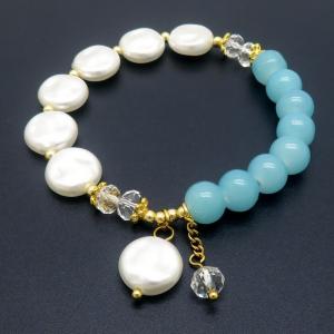 Bead Bracelet - KB191229-WH